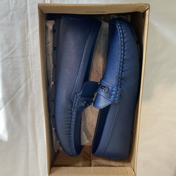 J’s Awake Blue Mens Loafers Electric Grandpa Rave Y2K Size 9 Owen-2 - Picture 4 of 7